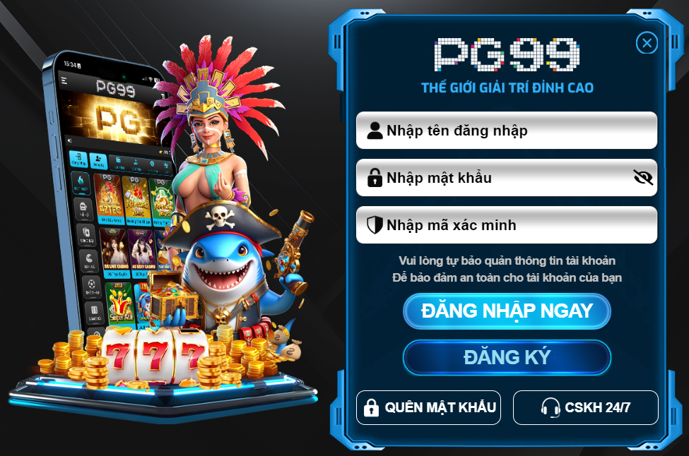 Cung cấp thông tin đăng nhập PG99 theo bảng mẫu